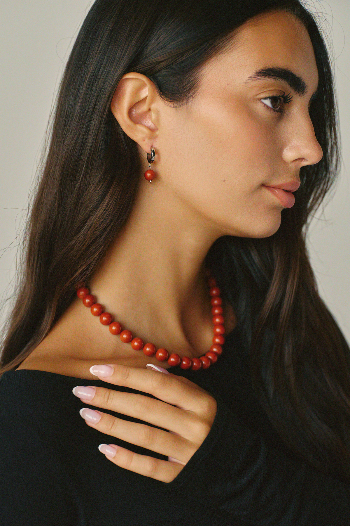 TWENTY COMPASS W TERRACOTTA HOOPS