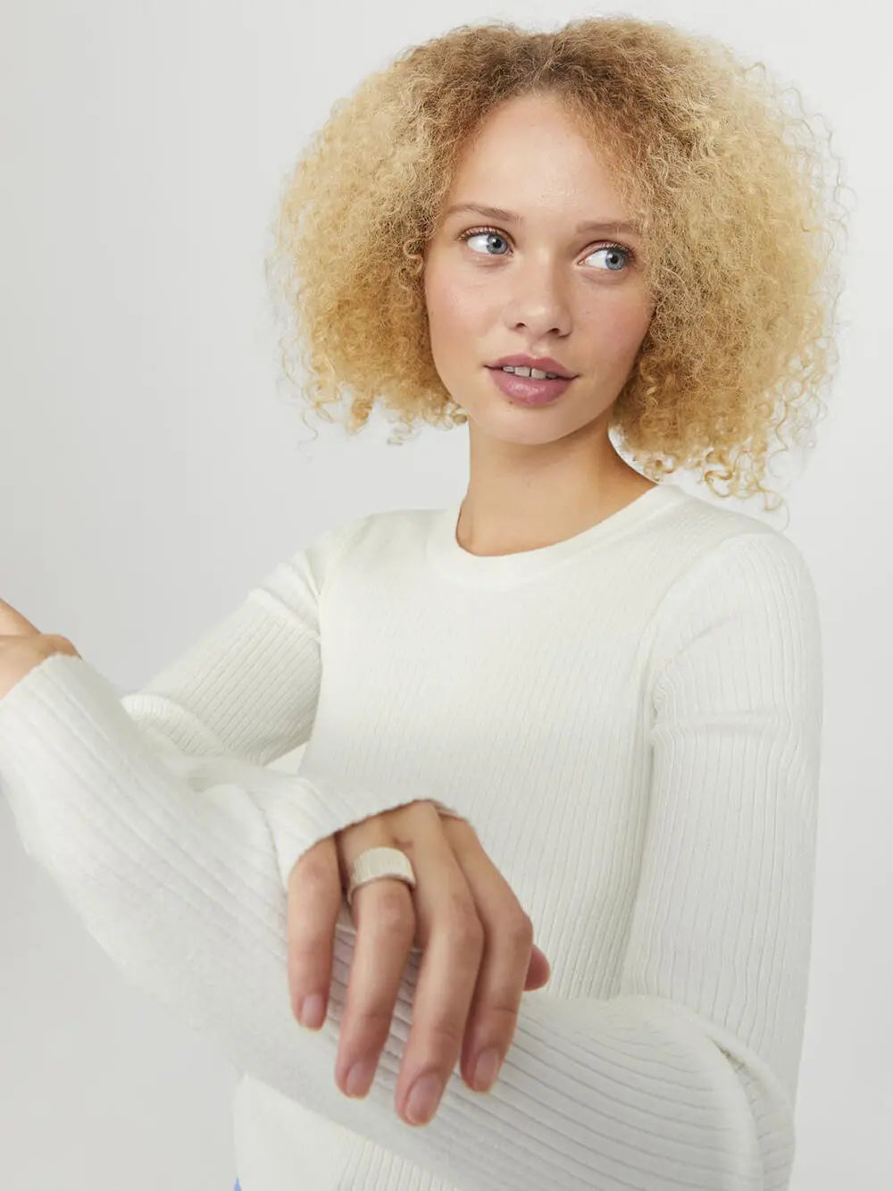 JJXX W JXJODI TIGHT CREW NECK KNIT NOOS 