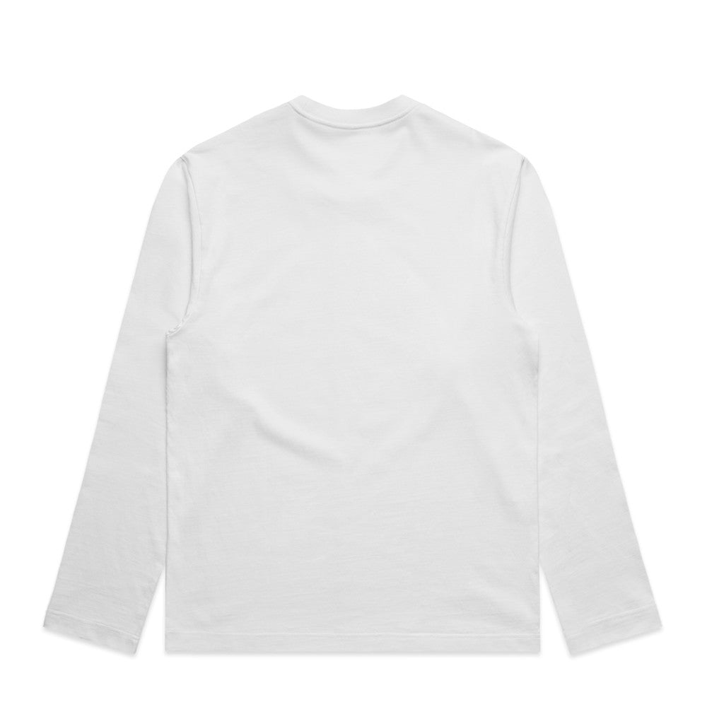 AS Colour Box LS Tee White - dos