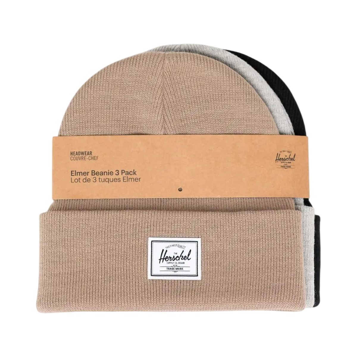 HERSCHEL 3 PACK ELMER BEANIE