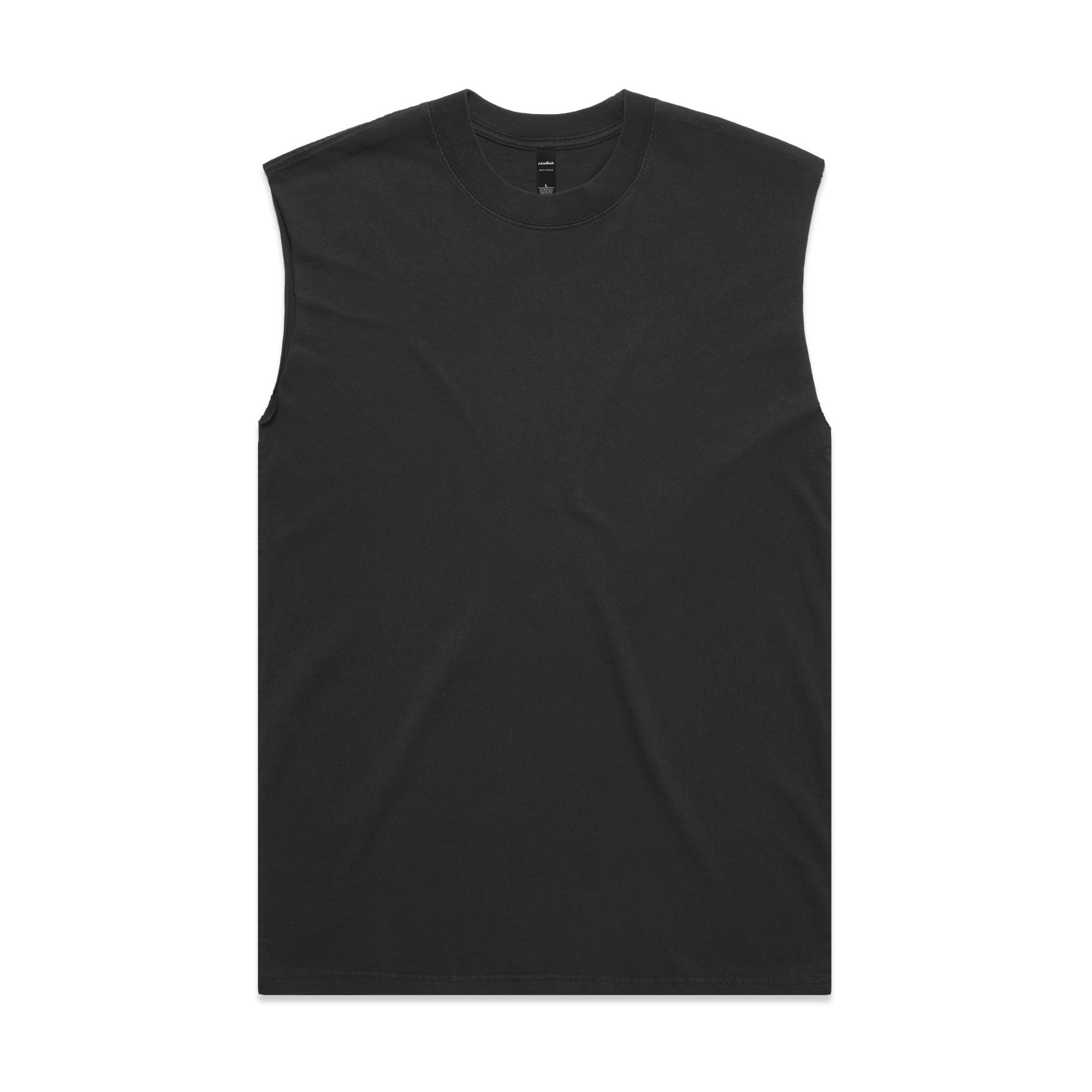 AS Colour Heavy Faded Tank Faded Black - Face