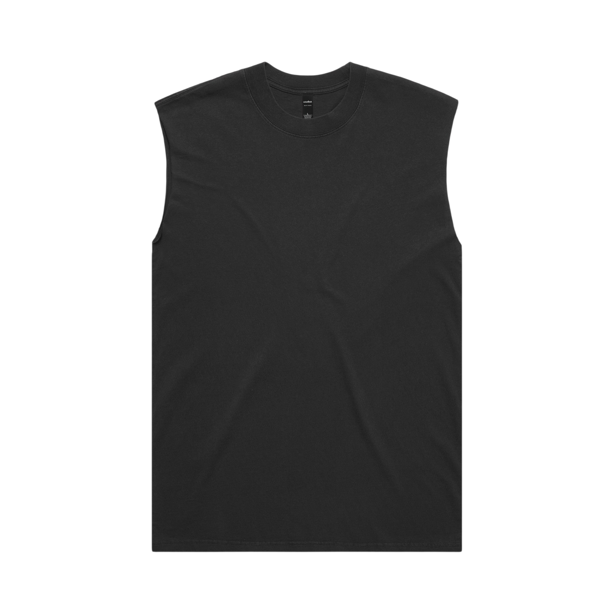 AS Colour Heavy Faded Tank Faded Black - Face