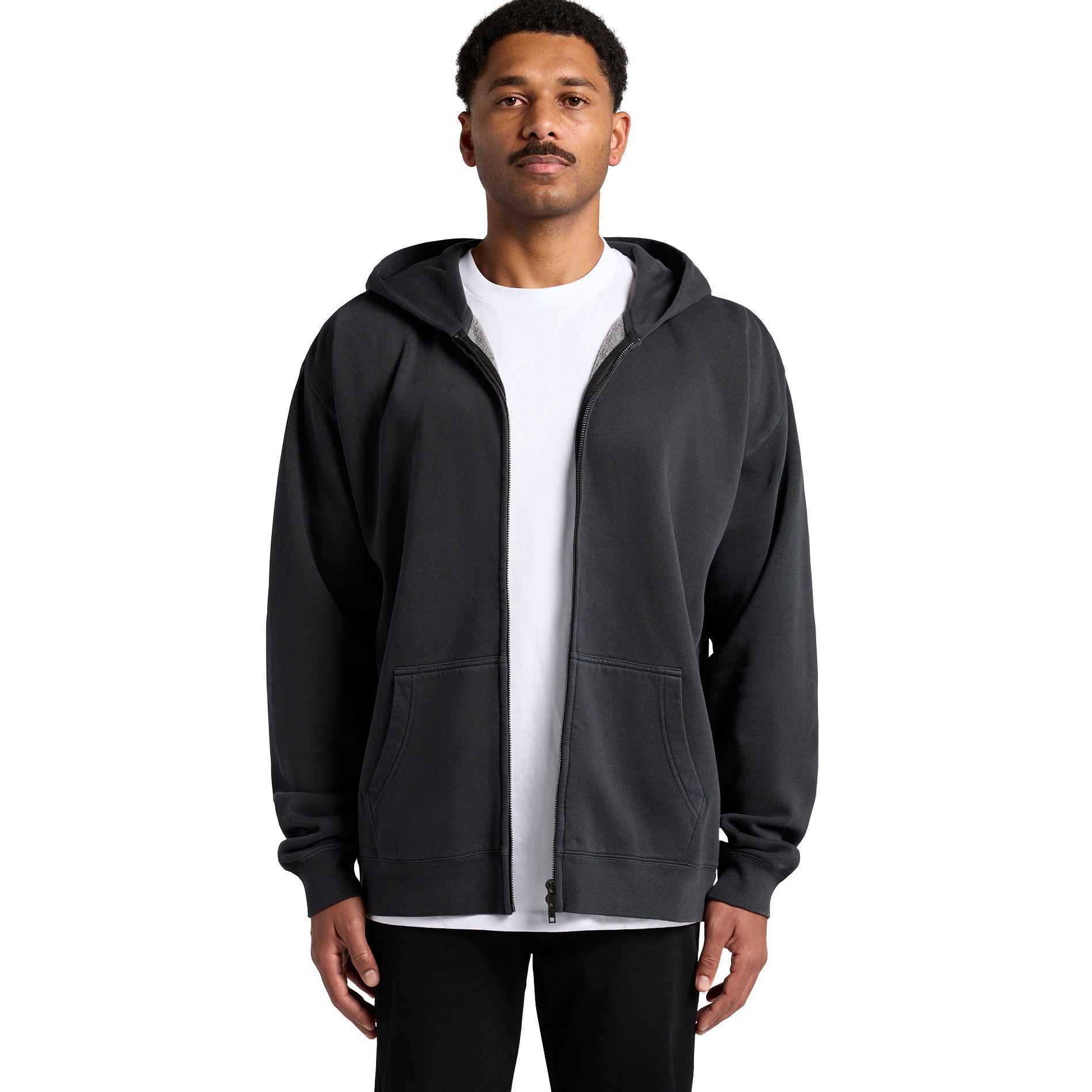 AS Colour Relax Faded Zip Hood - Face