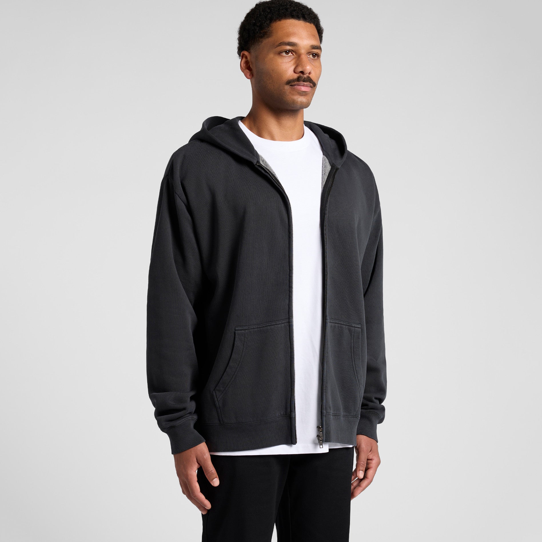 AS Colour Relax Faded Zip Hood - Vue 3/4