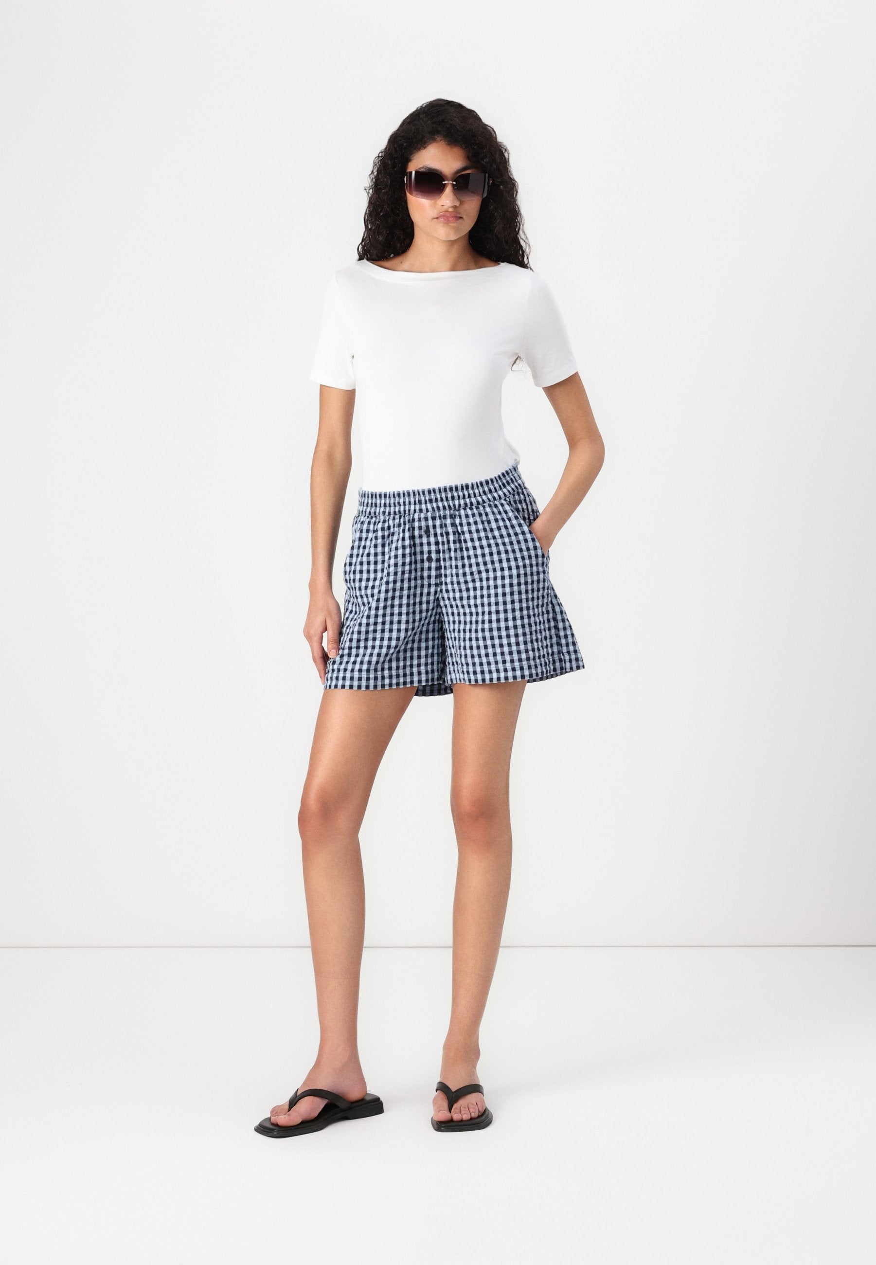 JJXX W JXPETRA SEERSUCKER MW SHORTS WVN 