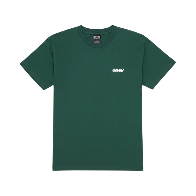 OBEY Intercontinental HW Tee - Forest Green
