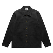 AS Colour Canvas Chore Jacket Noir - Face