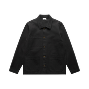 AS Colour Canvas Chore Jacket Noir - Face