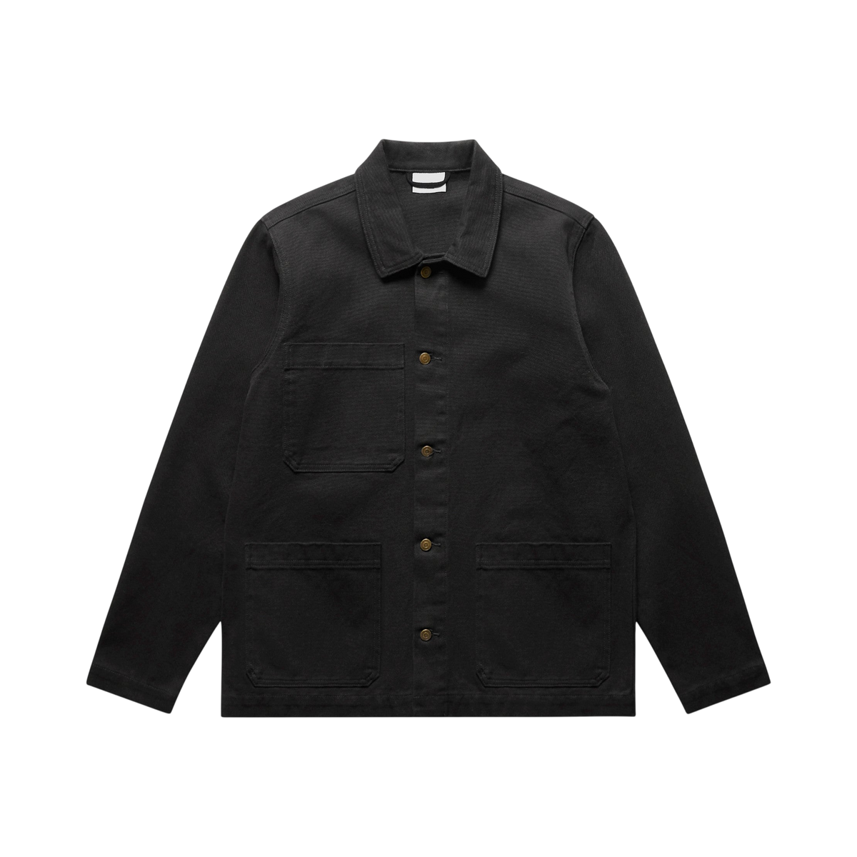 AS Colour Canvas Chore Jacket Noir - Face