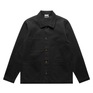 AS Colour Canvas Chore Jacket Noir - Face