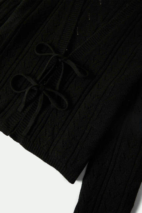 BRIXTON W CROPPED POINTELLE TIE CARGIDAN 