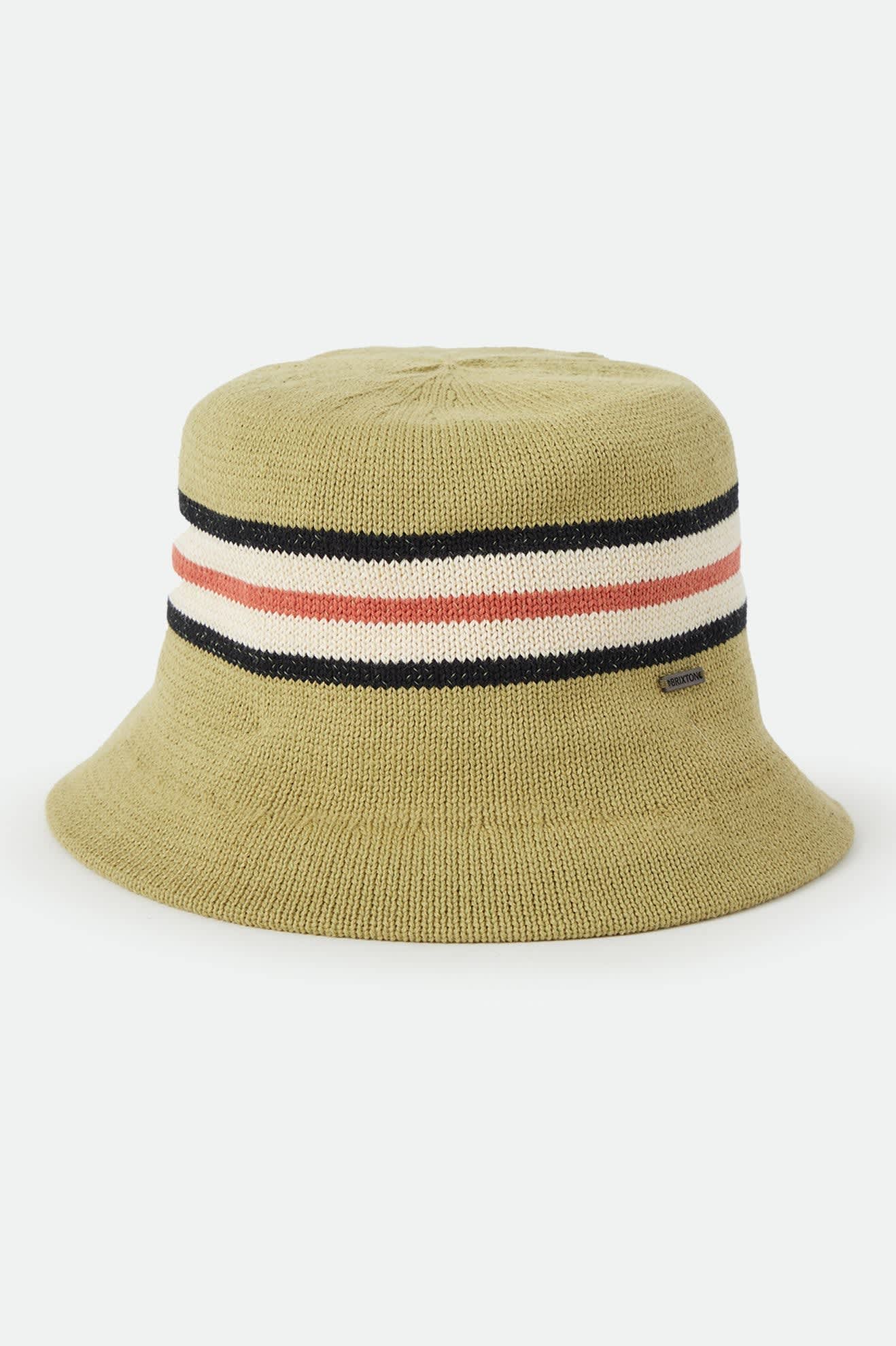 Brixton W Redding Knit Packable Hat Green Multi Stripe - vue principale