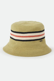 Brixton W Redding Knit Packable Hat Green Multi Stripe - vue principale