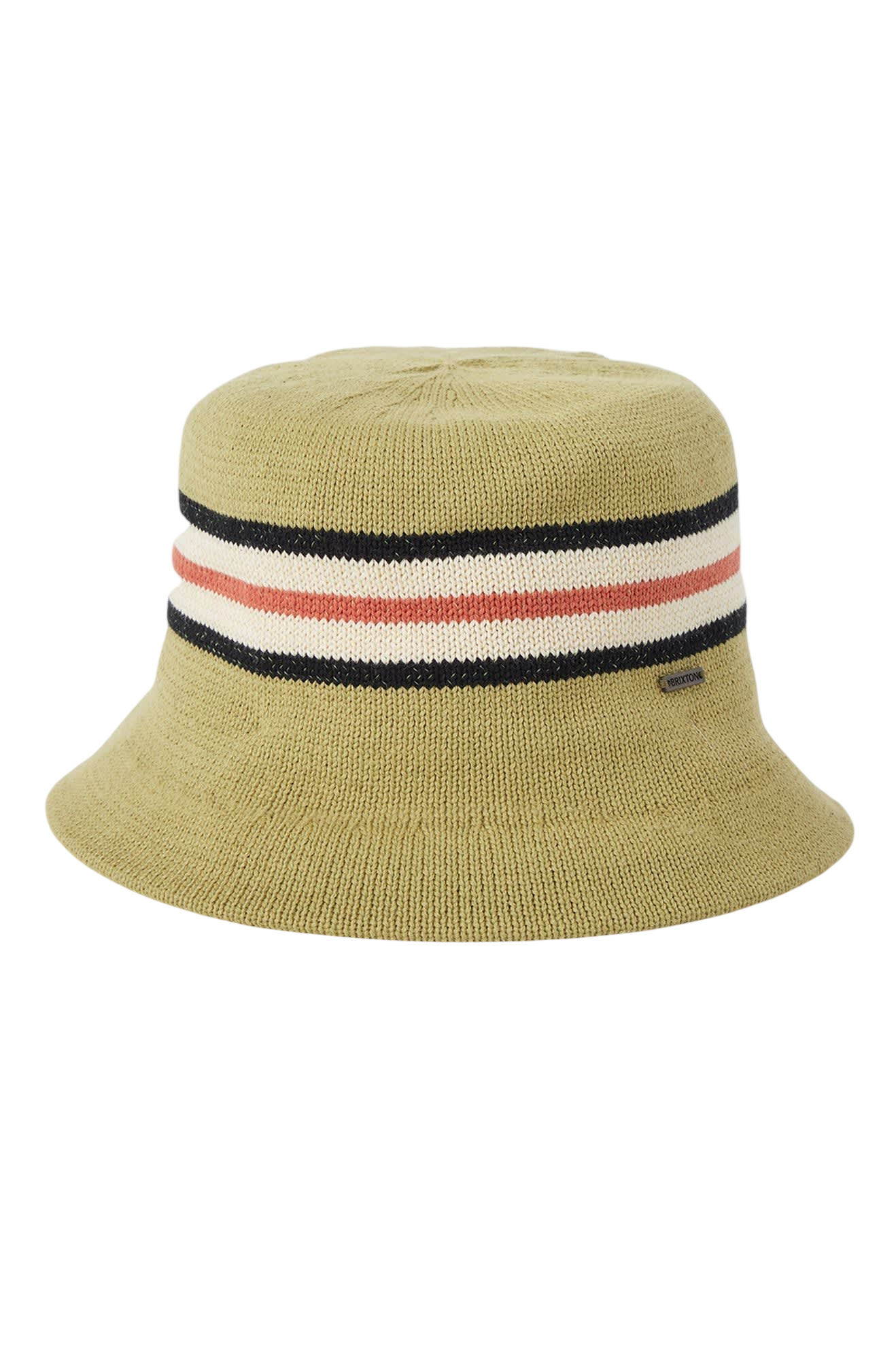 Brixton W Redding Knit Packable Hat Green Multi Stripe - vue principale