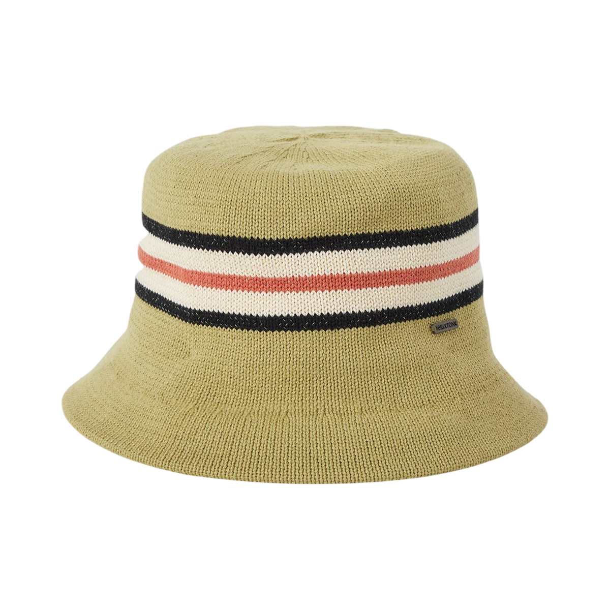 Brixton W Redding Knit Packable Hat Green Multi Stripe - vue principale