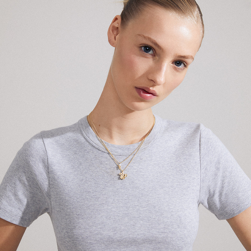 PILGRIM ZHURI RECYCLED NECKLACE 2-IN-1 SET