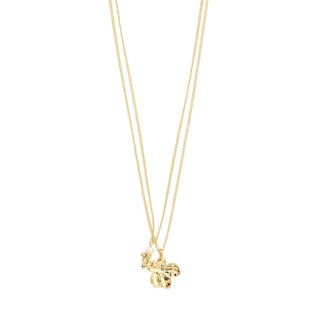 PILGRIM ZHURI RECYCLED NECKLACE 2-IN-1 SET