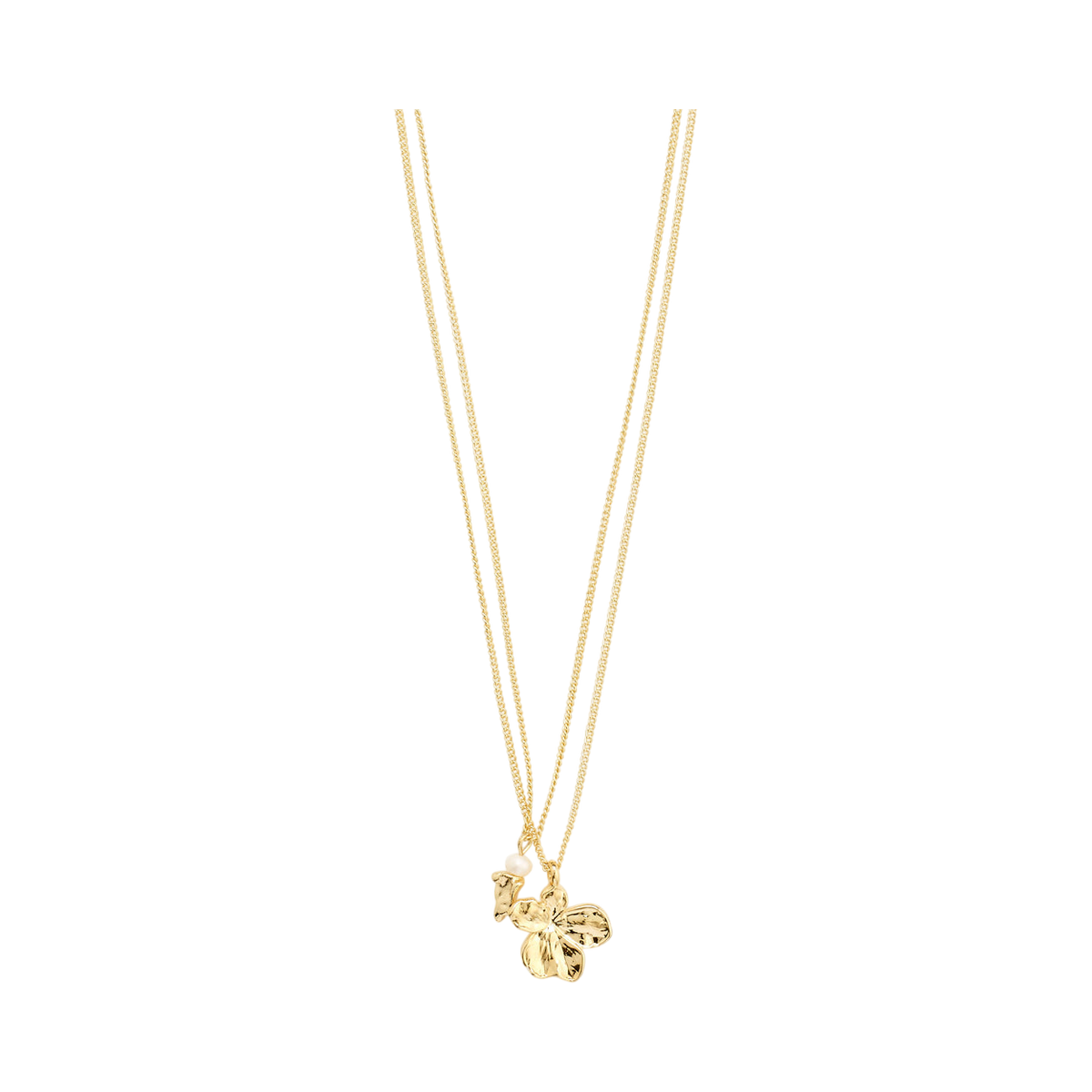 PILGRIM ZHURI RECYCLED NECKLACE 2-IN-1 SET