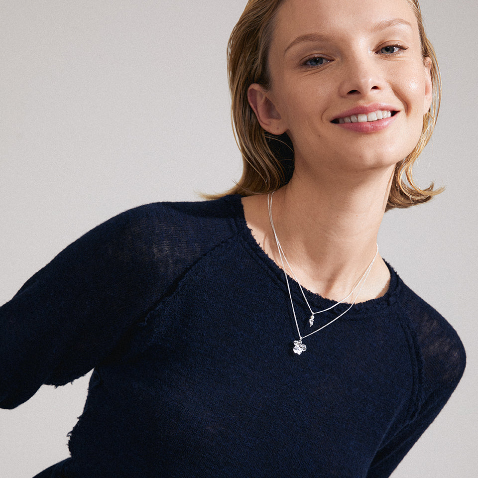 PILGRIM ZHURI RECYCLED NECKLACE 2-IN-1 SET
