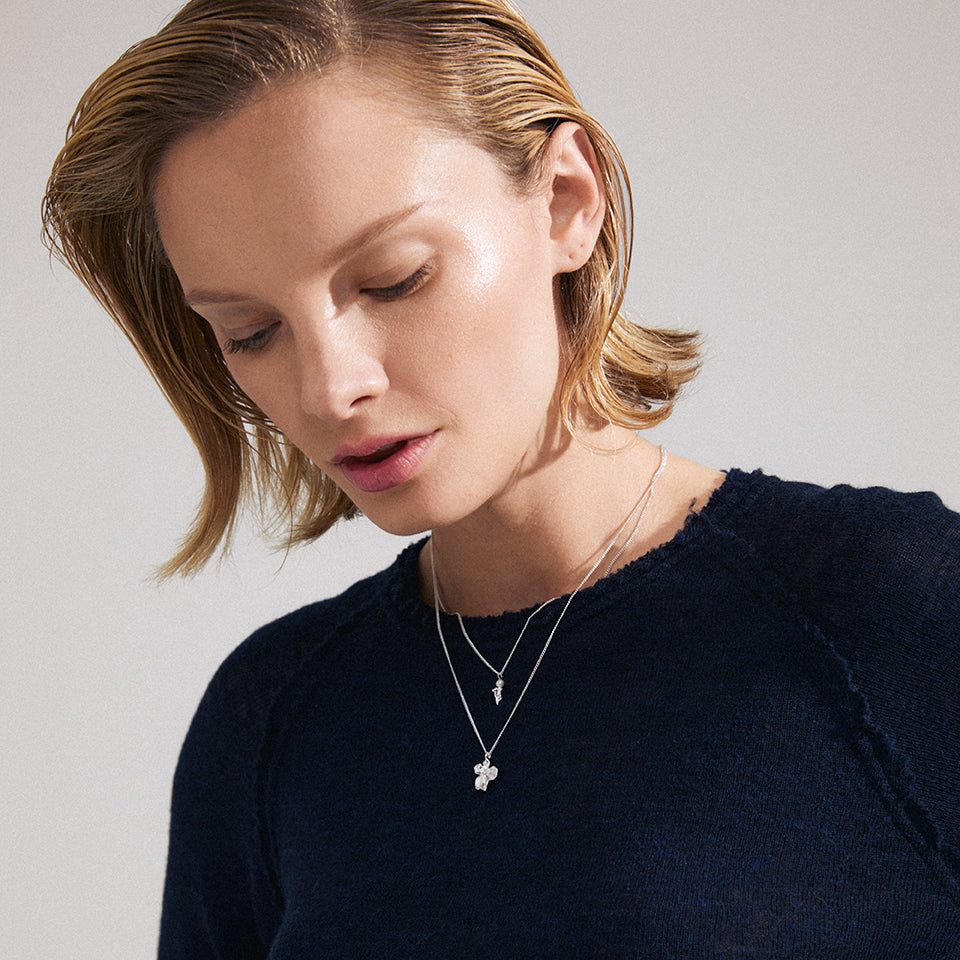 PILGRIM ZHURI RECYCLED NECKLACE 2-IN-1 SET