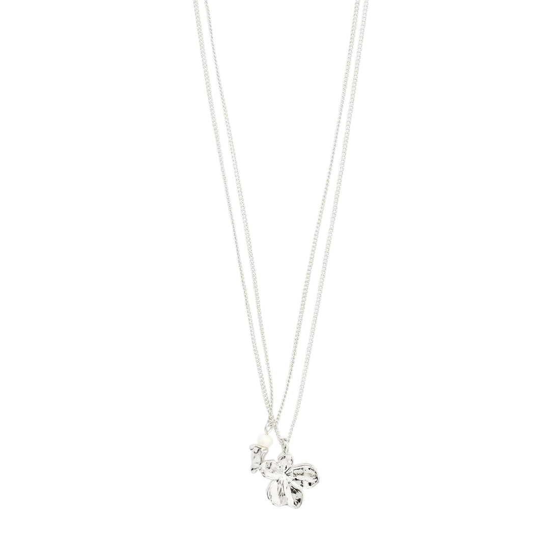 PILGRIM ZHURI RECYCLED NECKLACE 2-IN-1 SET
