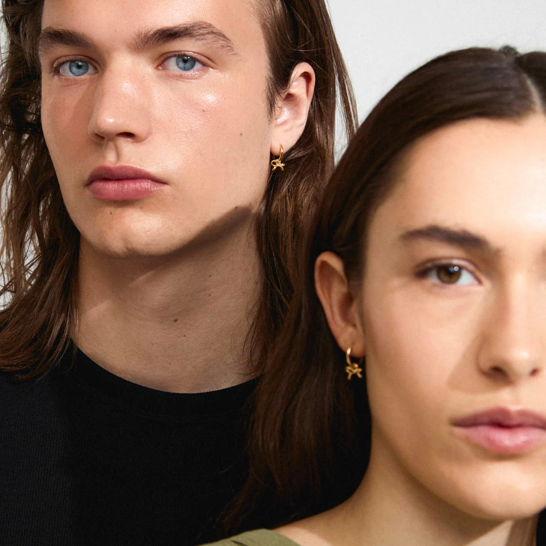 PILGRIM LYSANDRA RECYCLED HOOP EARRINGS