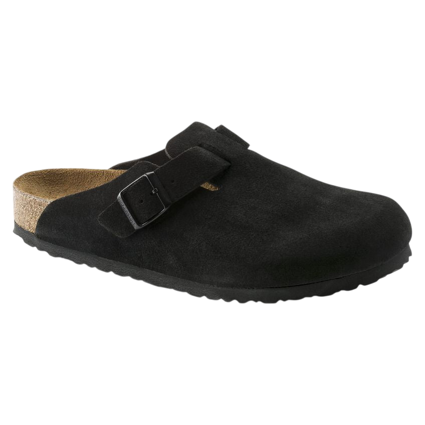 BIRKENSTOCK W BOSTON SOFT FOOTBED SUEDE NARROW