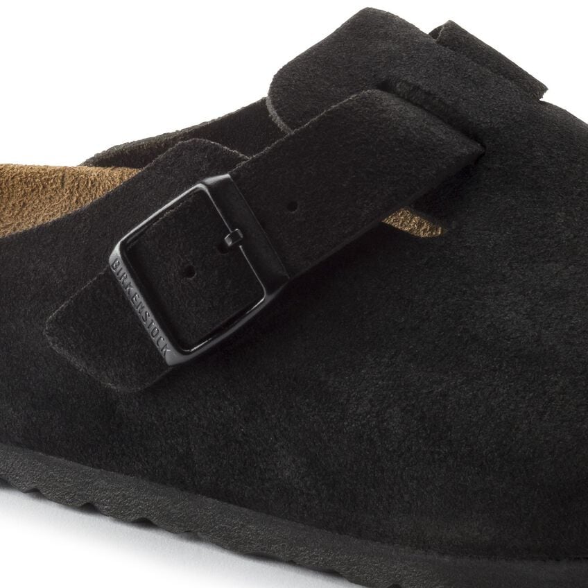 BIRKENSTOCK BOSTON SOFT FOOTBED SUEDE NARROW 