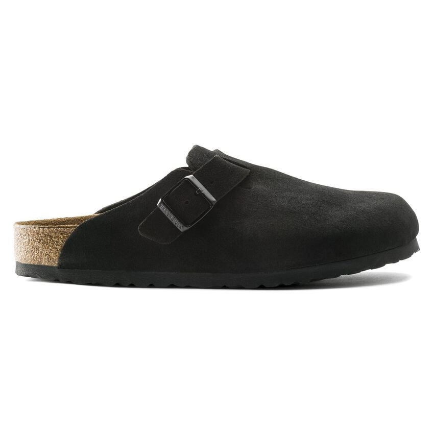 BIRKENSTOCK BOSTON SOFT FOOTBED SUEDE NARROW 