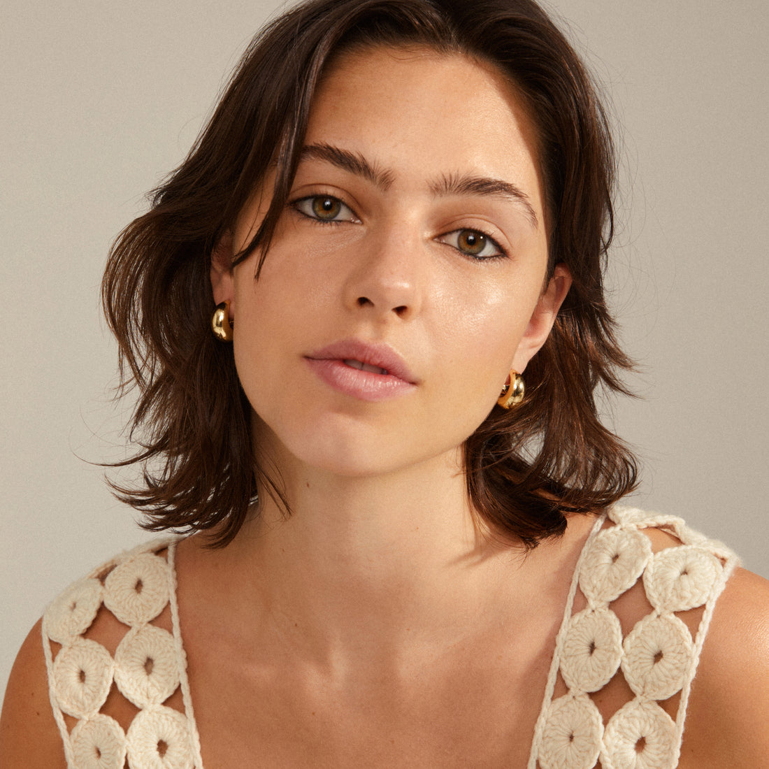 PILGRIM IOANNA RECYCLED CHUNKY HOOPS