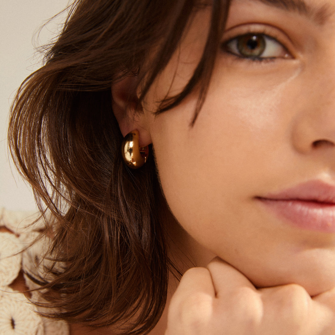 PILGRIM IOANNA RECYCLED CHUNKY HOOPS