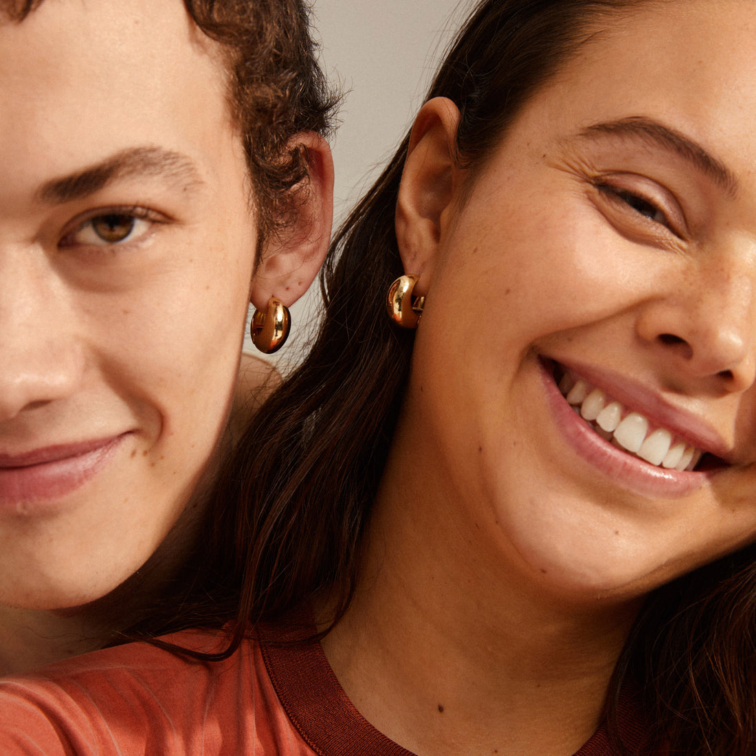 PILGRIM IOANNA RECYCLED CHUNKY HOOPS