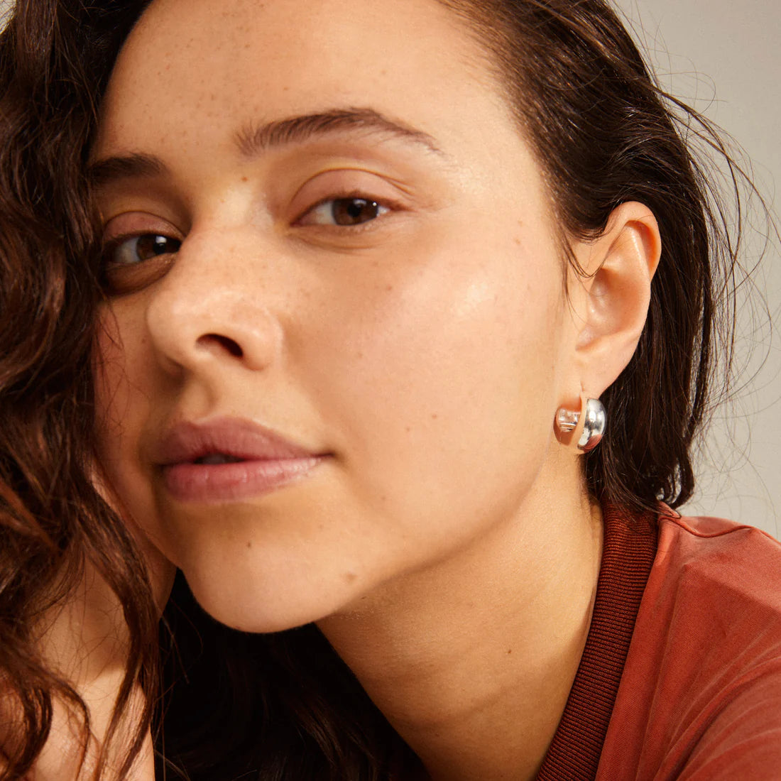 PILGRIM IOANNA RECYCLED CHUNKY HOOPS 