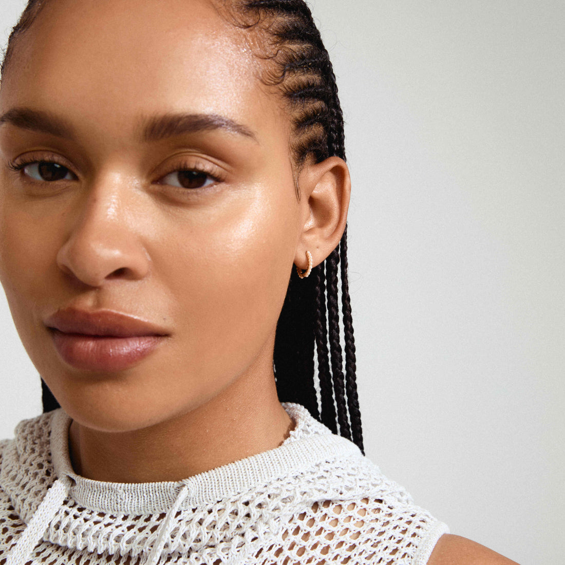 PILGRIM KALIA RECYCLED PEARL HOOP EARRINGS