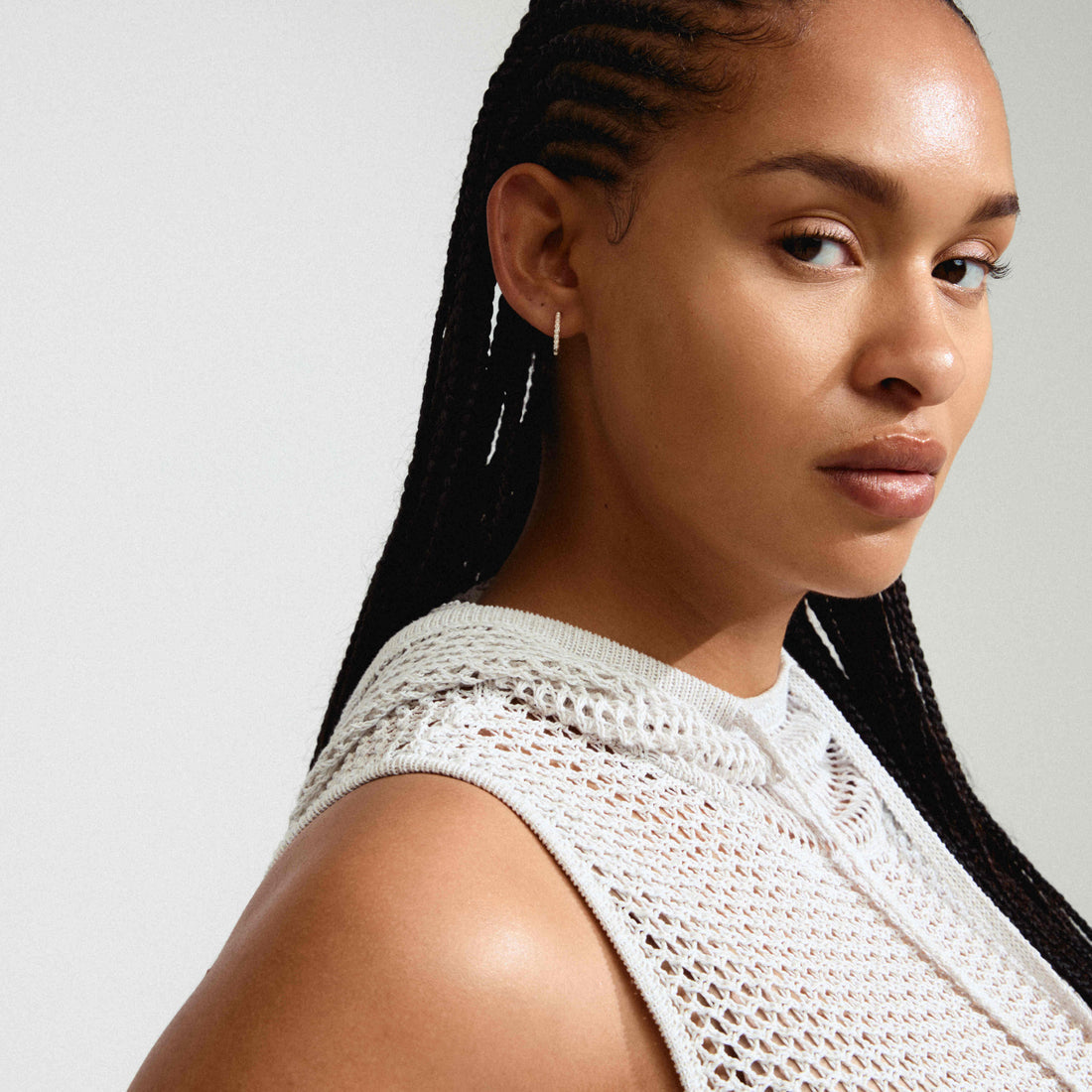 PILGRIM KALIA RECYCLED PEARL HOOP EARRINGS