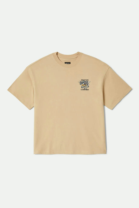BRIXTON LIVE FREE HW RELAXED TEE 