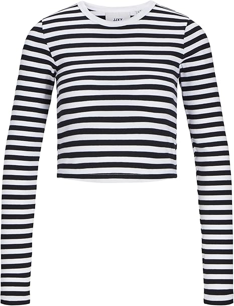 JJXX JXFELINE STR LS STRIPE RIB TEE 