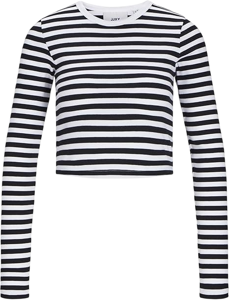 JJXX JXFELINE STR LS STRIPE RIB TEE