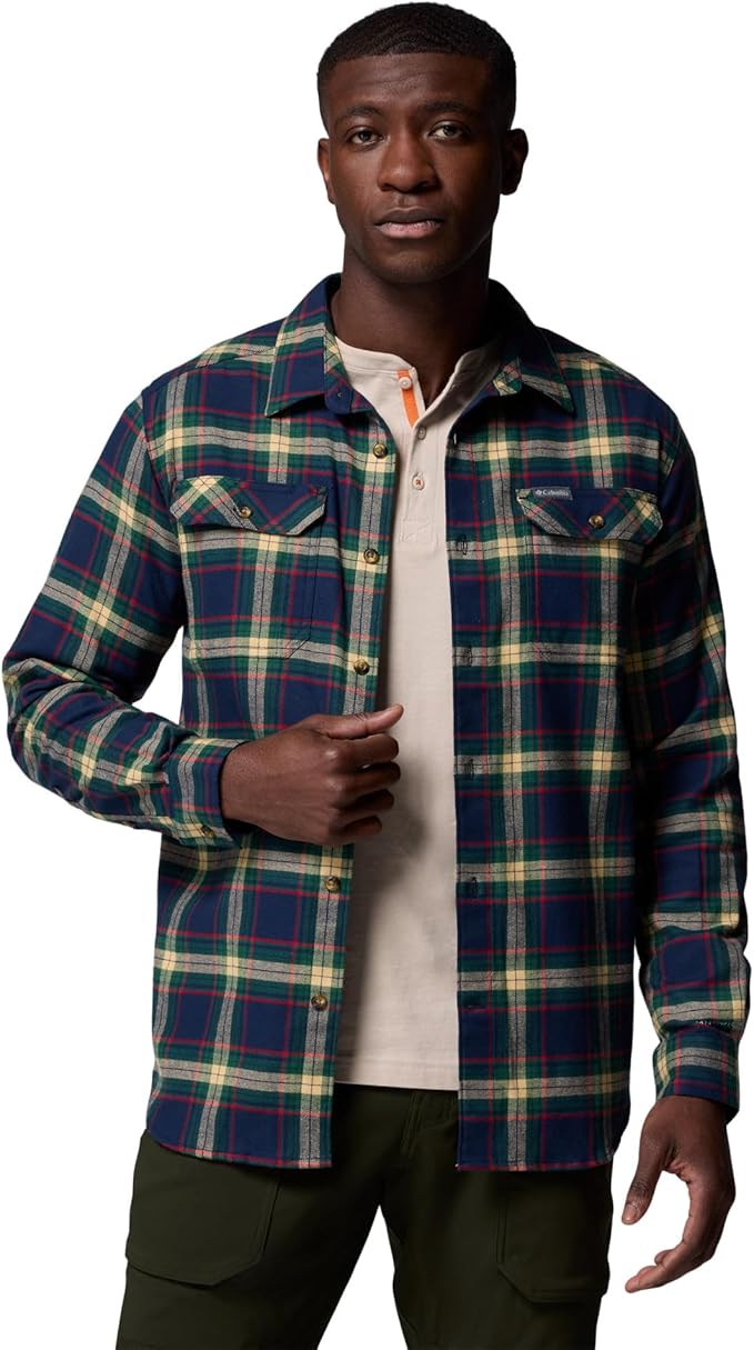 COLUMBIA FLARE GUN STRETCH FLANNEL 
