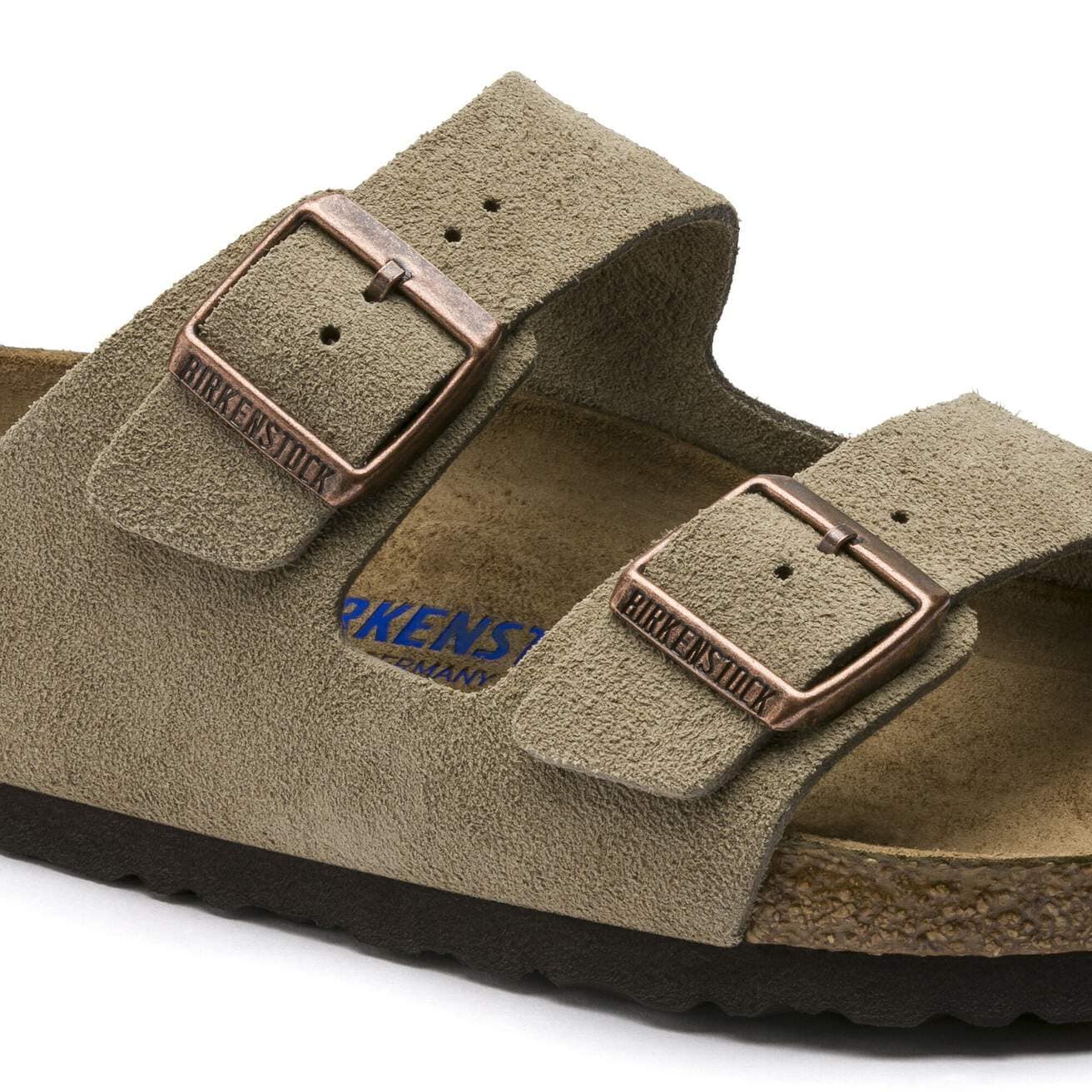 BIRKENSTOCK ARIZONA SOFT FOOTBED SUEDE REGULAR