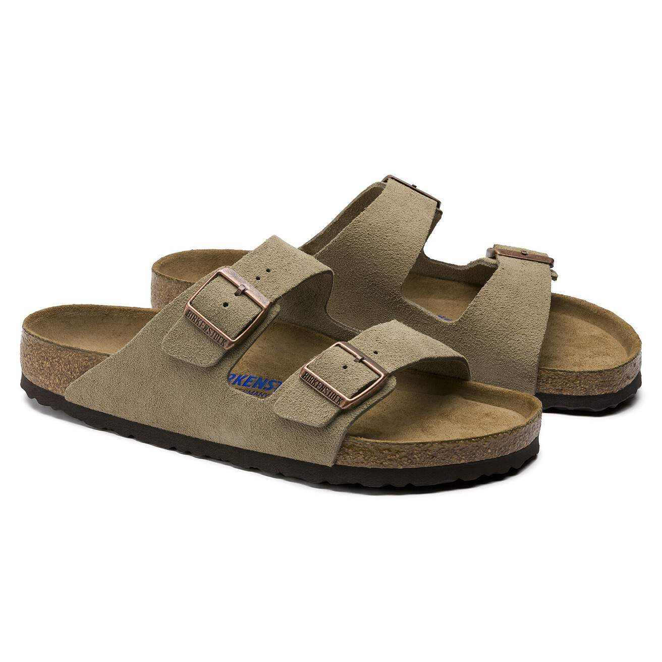 BIRKENSTOCK ARIZONA SOFT FOOTBED SUEDE REGULAR