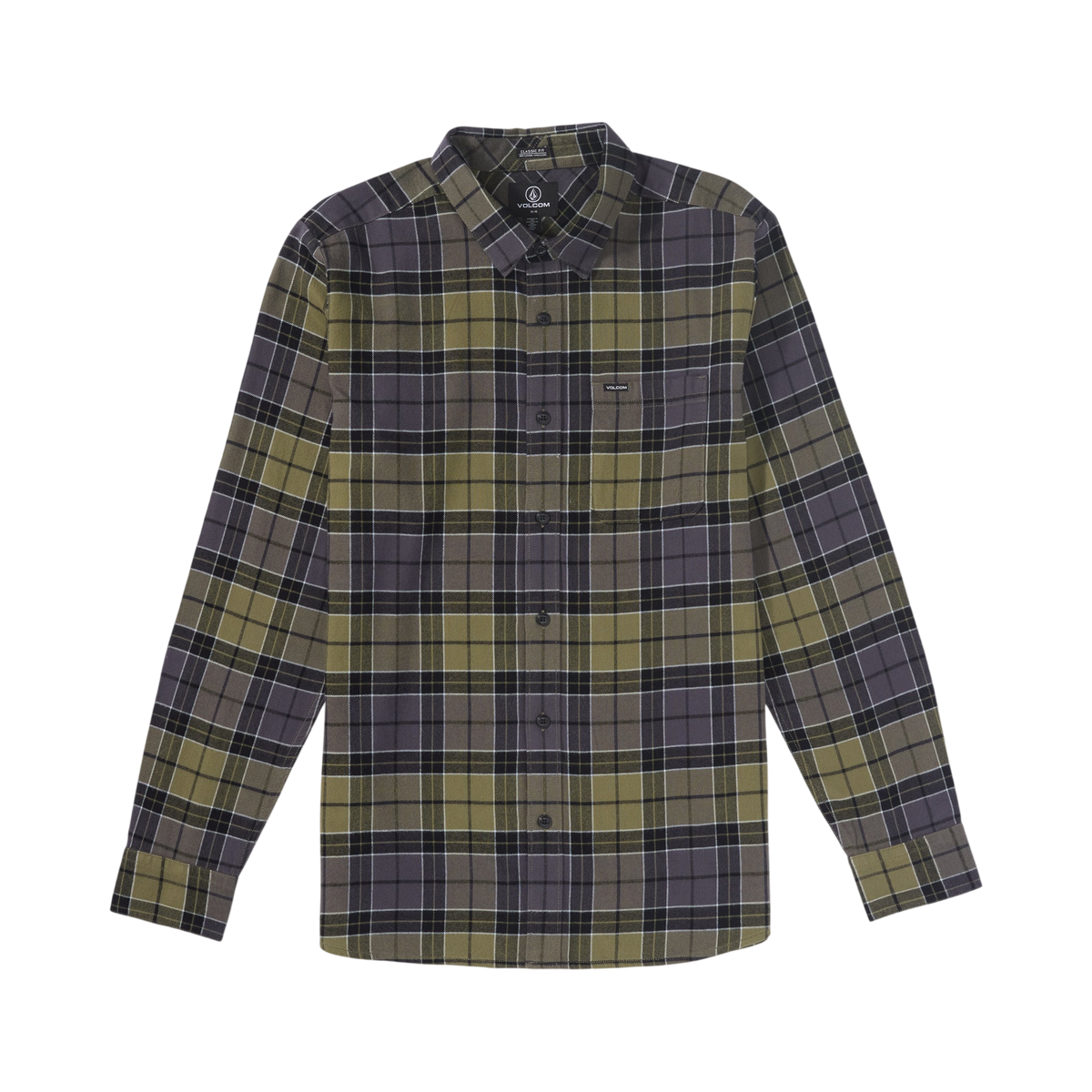 VOLCOM CADEN PLAID LS