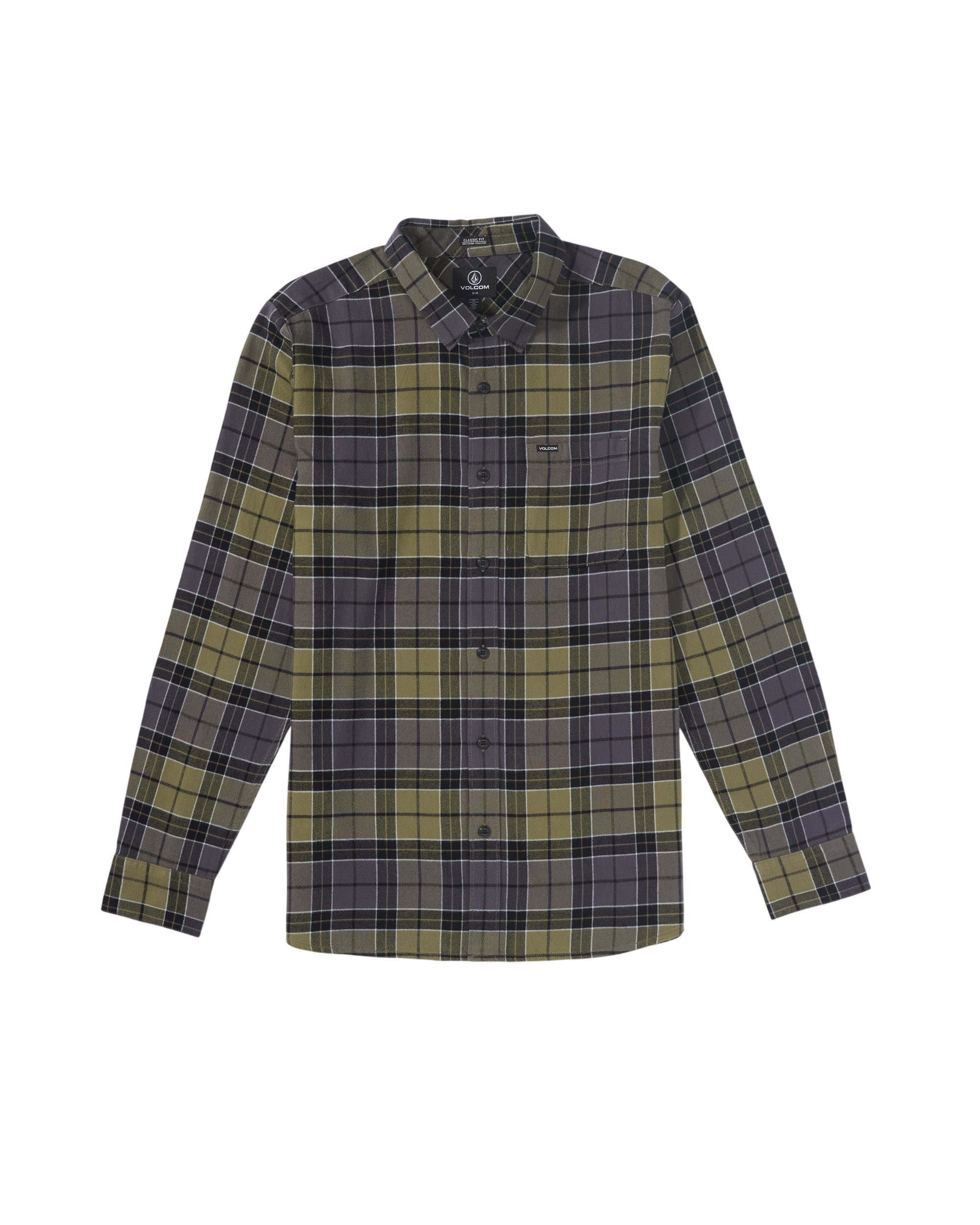 VOLCOM CADEN PLAID LS