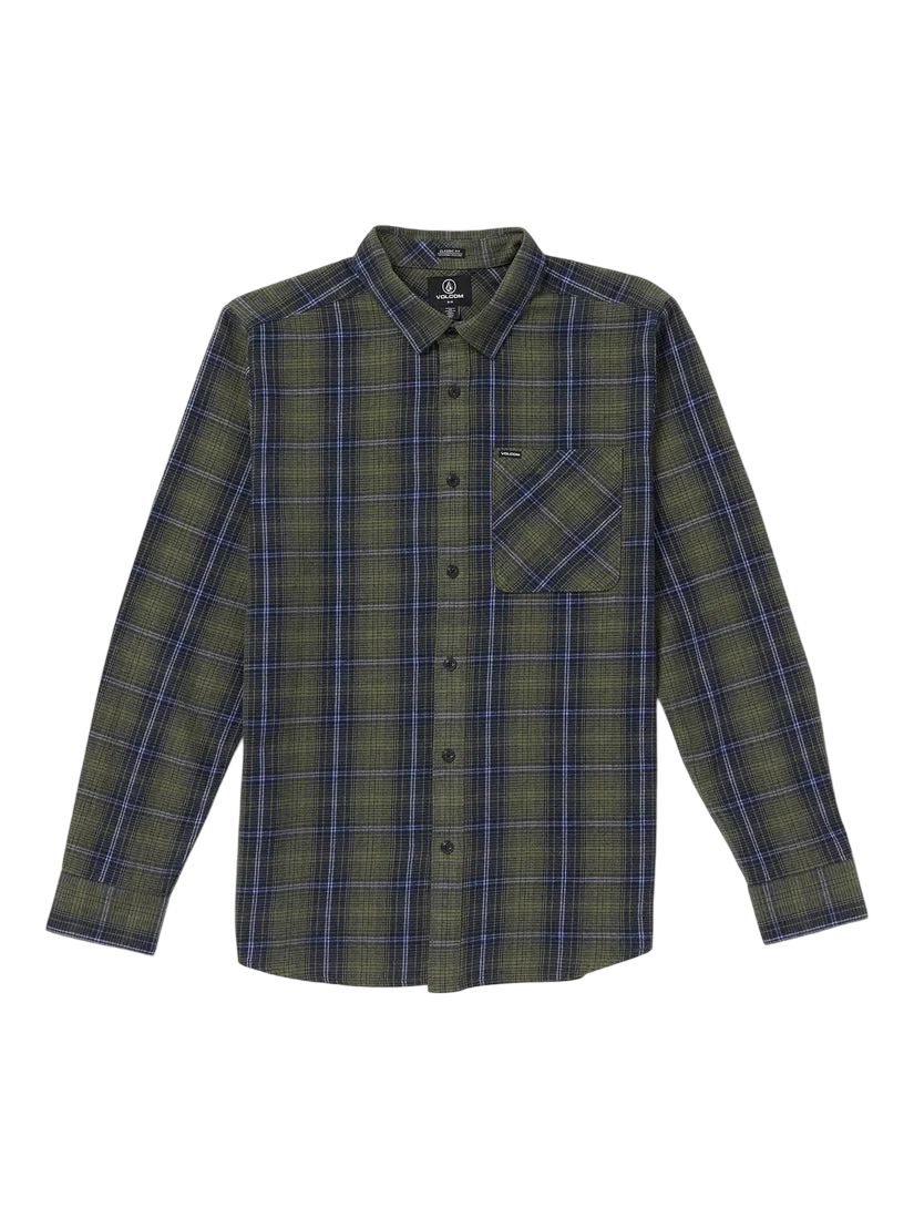 VOLCOM HEAVY TWILLS FLANNEL LS