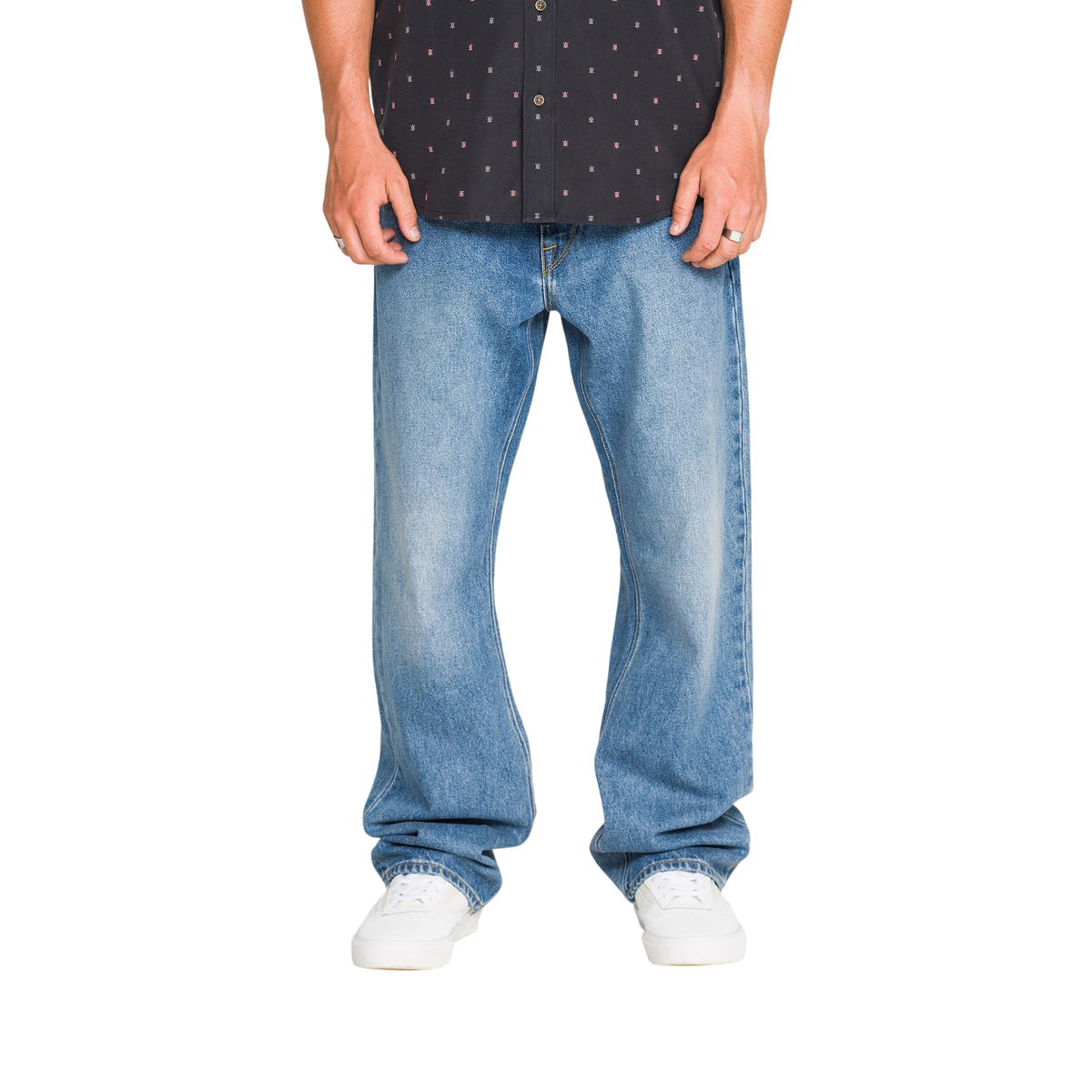 VOLCOM PIPE DREAMS DENIM - Euro Light Blue