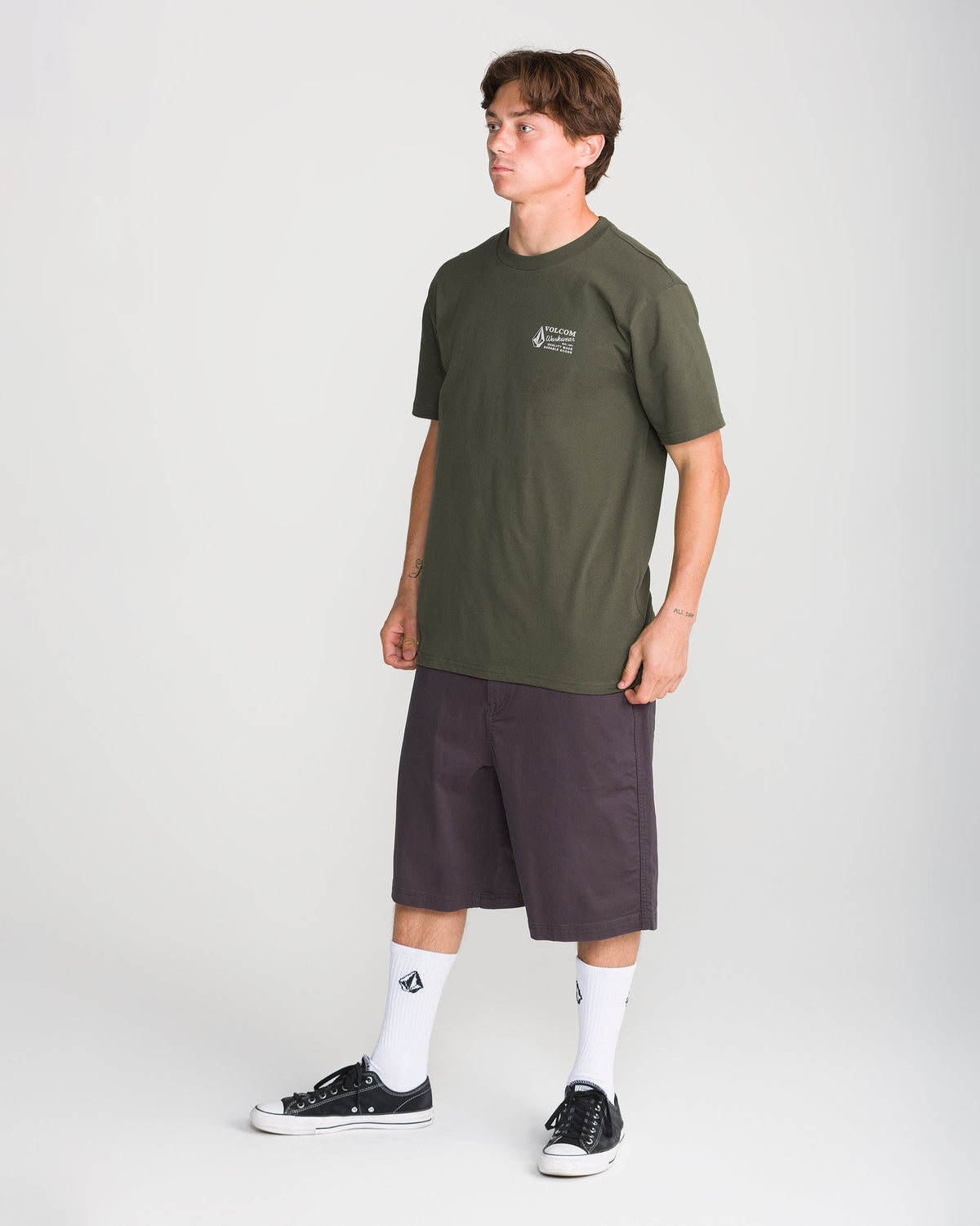 VOLCOM WORKWEAR SS TEE CLIMBING IVY