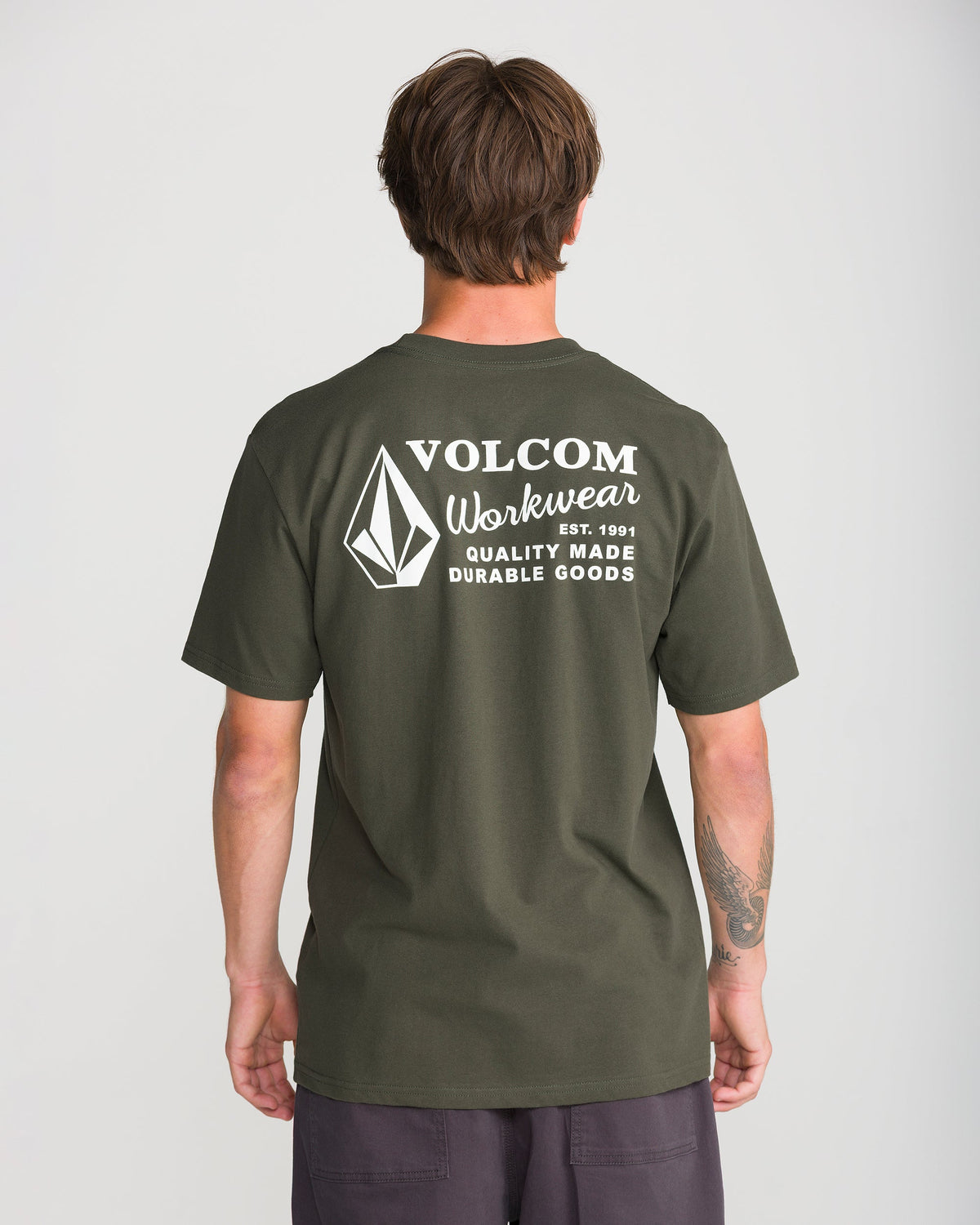 VOLCOM WORKWEAR SS TEE CLIMBING IVY