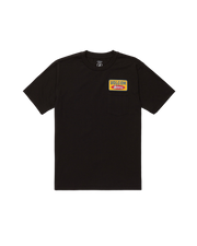 VOLCOM SNAKES OIL POCKET SS TEE Black - vue principale