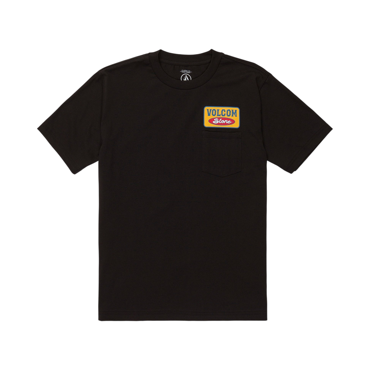 VOLCOM SNAKES OIL POCKET SS TEE Black - vue principale