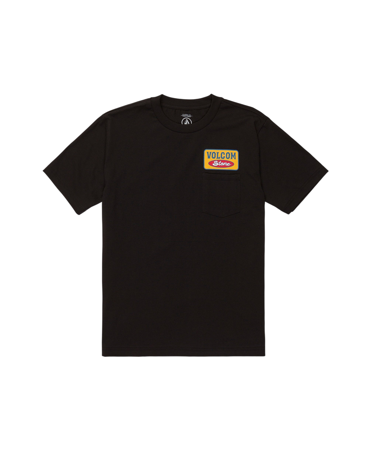VOLCOM SNAKES OIL POCKET SS TEE Black - vue principale